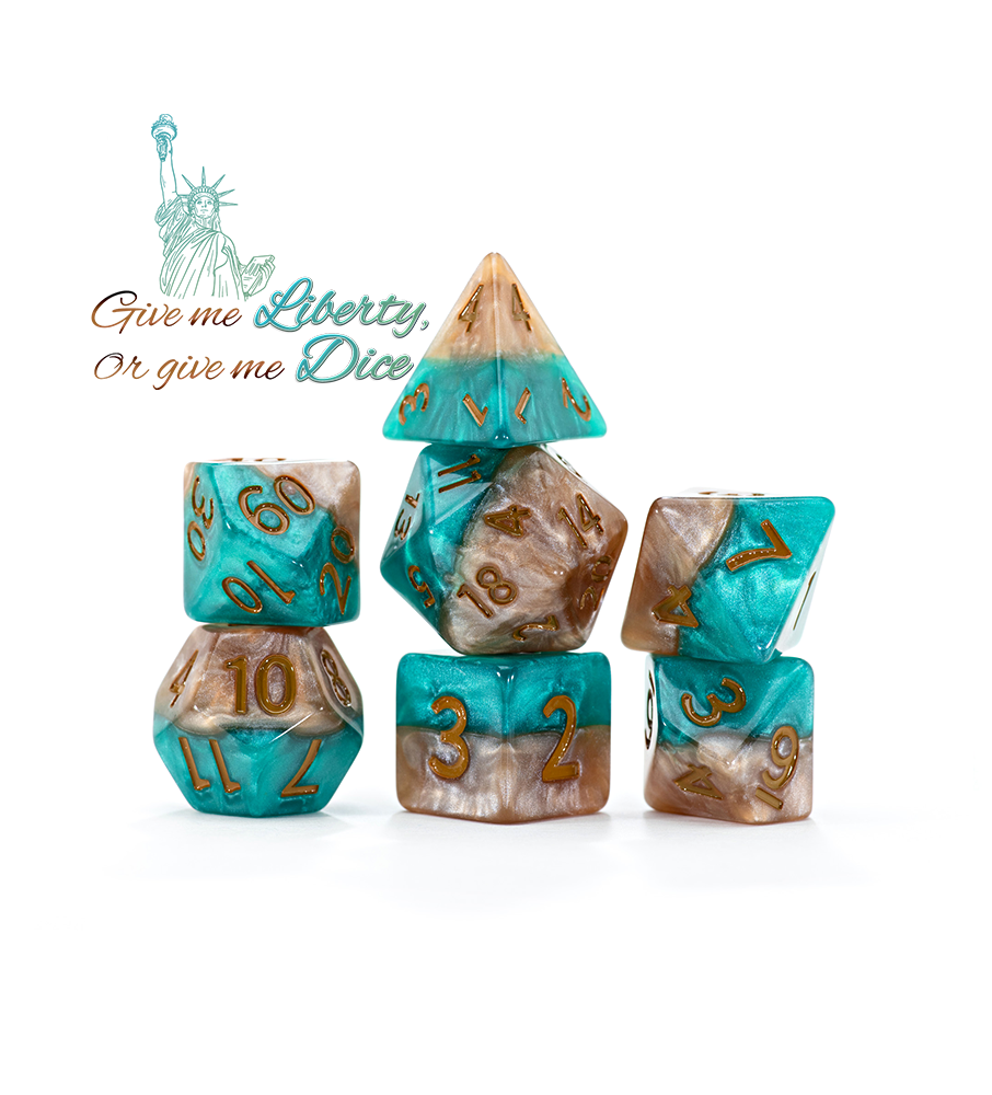 Halfsies Dice - Liberty Dice